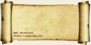 David Ognjanović vizit kartica